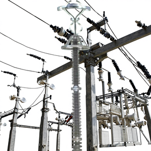 Poteau électrique 220KV pour la transmission <span class=keywords><strong>d</strong></span>'énergie extérieure, acier, Jilin Electricity Lock, blanc, IP66, équipement de distribution <span class=keywords><strong>d</strong></span>'énergie - Product Image 4