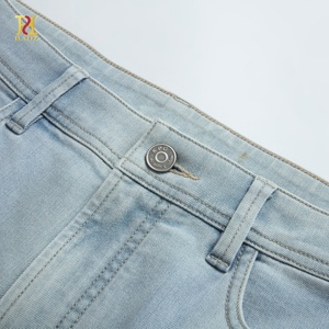 Pantalones Vaqueros <span class=keywords><strong>de</strong></span> Mezclilla para Hombre, Corte Slim Fit, Cintura Media, Color Azul Claro, Transpirables, Ligeros, para Primavera/Verano, Estilo Casual <span class=keywords><strong>de</strong></span> Negocios, Marca POLO - Product Image 4