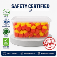 Permen Gummy Rasa Kentang Goreng Favorit Anak-Anak, Dua Warna, Tekstur Lembut Matte, Rasa Buah, Kemasan Plastik, Grosir, Permen Pesta