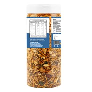 Mélange de pois verts et de millet Peri Peri, collation saine croustillante, riche en fibres, épicée, Namkeen, prête à manger, végétalienne, collation légère et énergétique - Product Image 2