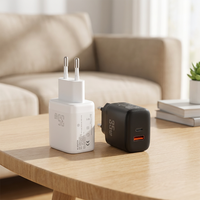Chargeur rapide USB-C PD 3.0 35W Shenzhen Lvxiangyuan, QC 3.0, prises EU US, pliable, CE RoHS ERP REACH, sortie 5V 3A