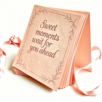 Cartes de remerciement professionnelles roses miniatures, personnalisées, épaisses, minimalistes, gaufrées, imprimées numériquement, de haute qualité et écologiques