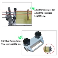 Máquina impresora de serigrafía redonda cilíndrica manual de tienda de alimentos para tazas de papel de café Mike Tea