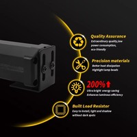 Barra de Luces LED COB DXZ Auto Lighting - Multimodo, Flash Estroboscópico, 100W, 12/24V, Luz de Trabajo Todoterreno para Camiones y Vehículos de Ingeniería