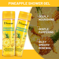 Disaar Groothandel Fruitig Geurende Douchegel 4 Soorten Vitamine C Passievrucht Ananas Watermeloen Verheldert Verzorgt Huid Douchegel