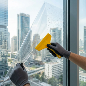 NUOVA VISIONE Pellicola <span class=keywords><strong>per</strong></span> Vetri Autoadesiva a Basso Emissivo, Isolante Termico, Antiesplosione, Decorativa <span class=keywords><strong>per</strong></span> Hotel, a <span class=keywords><strong>Risparmio</strong></span> <span class=keywords><strong>Energetico</strong></span>, Moderna - Product Image 3