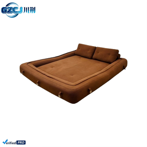 Ensemble de <span class=keywords><strong>canapé</strong></span>-lit de salon moderne de luxe, deux places, en velours côtelé, emballé sous vide, utilisation hôtelière, design en forme de U, design paresseux - Product Image 3