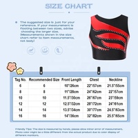 Fabricant de vêtements de danse pour enfants de 6 à 16 ans Stage de danse pour filles sur scène Crop Top Costumes de danse pour enfants