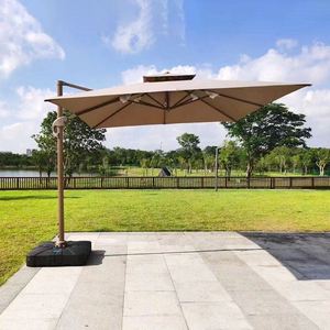 Parasol romain d'extérieur à commande manuelle, direct usine, pour cour, terrasse, jardin, villa, stand commercial, adapté aux adultes - Product Image 1