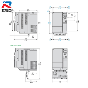 อินเวอร์เตอร์ ATV320U75N4B รุ่นใหม่ ของแท้  แบบสามเฟส 380-500V 7.5KW ซีรีส์ ATV320  แบบหนังสือ  ไดรฟ์ปรับความถี่ VFD - Product Image 3