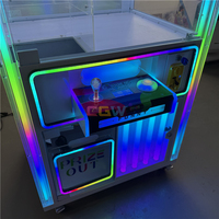 Kustomisasi Taman Bermain Dalam Ruangan Mesin Cakar LED Warna-warni Taman Bermain Dalam Ruangan Mesin Pengambil Hadiah Anak-anak Harga Peralatan Arcade