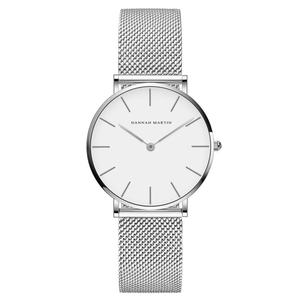 Montre à quartz pour femme en acier inoxydable avec bracelet en maille, design simple et tendance, étanche 3 ATM, grand cadran de 36 mm, vente en gros - Product Image 4