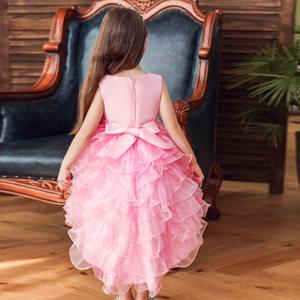 Vestido de Fiesta Formal para Niñas, con Flores, Estilo Princesa, Falda en Capas, Encaje y Tutú - Product Image 2