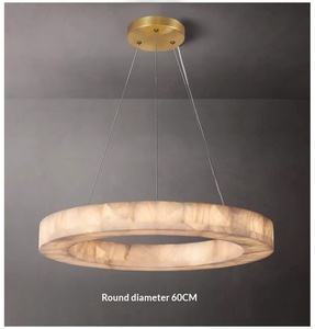 <span class=keywords><strong>Lampadario</strong></span> LED in Rame e Acciaio Inox con Finitura Marmo, <span class=keywords><strong>Beige</strong></span>, AC 85-265V, Garanzia 5 Anni, CRI 90, Luce Bianca Calda 3000K, Lusso Moderno - Product Image 5