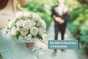 Artificial Silk Peony Bouquet Fake Peonies Flowers Floral Arrangement Wedding Party <b>Decoration</b> <b>Table</b> Centerpiece - Product Image 4