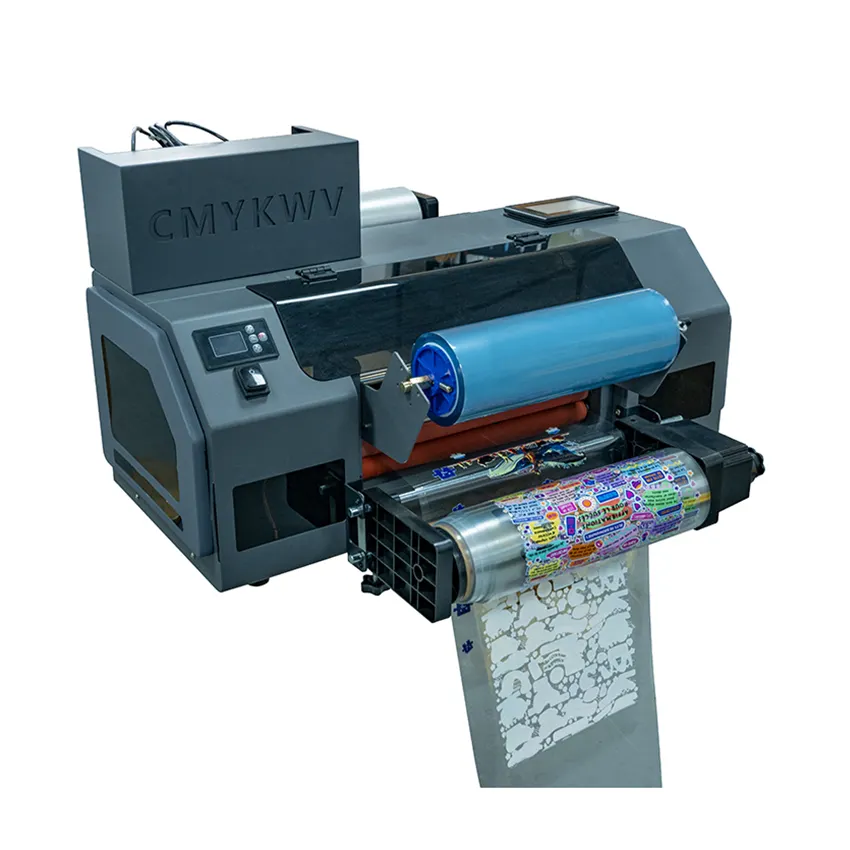 Fabrika doğrudan satış 30cm xp600 uv dtf impressora laminasyon 2in1 uv dtf yazıcı