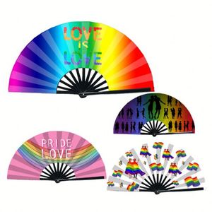 Ventilador de Mano de Alto Rendimiento de 33 cm, Técnica de Artesanía de Bambú Pintado Reconocida a Nivel Mundial, Bambú Bellamente Pintado - Product Image 6
