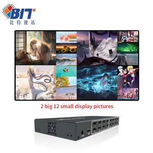 Bitvisus 16x1 4khdmi Giải pháp giám sát hội nghị 8 trong 1 ra màu đen đa người xem màn hình chuyển đổi Adapter BIT-MV-4K-1601 - Product Image 4