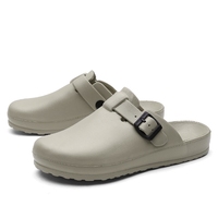 Chaussons d'été unisexes pour femmes, sandales confortables pour l'intérieur et l'extérieur, chaussures plates tendance pour hommes, chaussons de voyage pour la piscine et l'extérieur