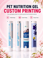 Pâte Gel Cosmétique Nutritionnelle en Gros 120ml Emballage Tube Aluminium-Plastique Écologique Bouchon à Vis Impression UV Couleur Personnalisée