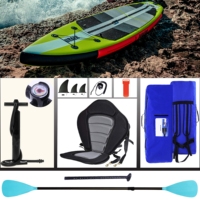 Planche à pagaie debout gonflable personnalisée OEM de haute qualité pour la pêche en gros planche de surf souple planche à pagaie gonflable Isup