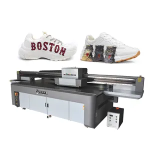 Full-automatic high-speed 3d uv flatbed printer leather fabric printing machine printing packing gift box printer