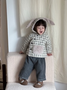 Abrigo de Algodón para Niños, Invierno 2025, Nuevo Estilo, Versión Coreana, <span class=keywords><strong>Ropa</strong></span> de Otoño para Bebés, Conjunto de Forro Polar para Niños - Product Image 1