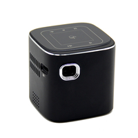 Projecteur de poche portable Cube, home cinéma intelligent, Android 7.1.2, mini DLP avec pavé tactile