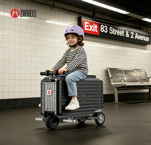 Valise à roulettes ZWEEL ABS+PC à coque rigide avec barre de traction et serrure pour voyage unisexe, légère, portable, design moderne - Product Image 2