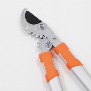 Garden Shears Gear Type Bypass <b>Pruner</b> Sk5 Steel For Fruit <b>Tree</b> Pruning Manual Heavy Duty Gray Plastic Handle - Product Image 2