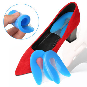 Tacco a Forma di U Cuscino Inserti di <span class=keywords><strong>Scarpe</strong></span> per la Fascite plantare Mal di Tacco Sperone Osseo e Achille Tallone Del Gel Del Silicone Tazze comfort del piede Pad - Product Image 6
