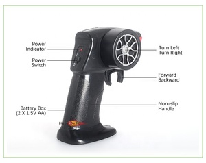 Happysun 2019 mới 2.4G 1/18 25 km/h tốc độ cao Diecast 4WD đá bánh xích xe tải kim loại RC Buggy - Product Image 5