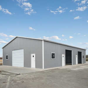 Bangunan baja ringan galvanis umur panjang gudang khusus prefabrikasi gudang industri dan garasi logam - Product Image 2
