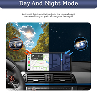 Navigateur GPS sans fil ultra-fin 12,3 pouces avec écran HD IPS, CarPlay et Android Auto pour Linux, compatible avec BMW E60/E61/E63/E64 Série 3/5