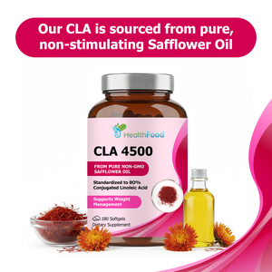 Cápsulas de saflor sin transgénicos CLA Softgels 4500mg a buen precio, ayudan a controlar el apetito y las ganas de comer. - Product Image 3