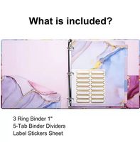 Porte-documents multifonctionnels personnalisés A4 avec intercalaires pour recettes, classeurs à feuilles mobiles en plastique pour étudiants