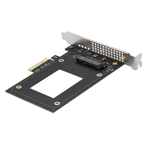 공장 OEM U.2 to PCIe 4.0 X4 라이저 확장 어댑터 카드 PCI 4x U.2 SFF-8639 인텔 2.5인치 NVMe U2 SSDCHONGHEE 데스크탑 - Product Image 4