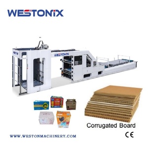 Machine <span class=keywords><strong>de</strong></span> laminage <span class=keywords><strong>hydraulique</strong></span> intelligente à grande vitesse trois-en-un WESTONIX pour papier et plastique - Product Image 1