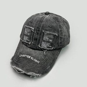 Nuovo Arrivo Cappellino Snapback in Cotone a 6 Pannelli con Logo Personalizzato, Ricamato, Effetto Invecchiato, Impermeabile, per Sport all'Aperto - Product Image 6