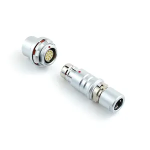 Oem/Odm Aangepaste Luchtvaart Medische Ip68 Waterdichte Push Pull Met Hal-Shell Sleutel Mannelijke Vrouwelijke Stekker Connector Fabriceert