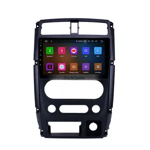 Android 11.0 9英寸汽车立体声GPS导航用于2007-2012 Suzuki Jimny Head单位收音机，支持OBD2 SWC calplay