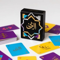 Jeu de cartes de tarot personnalisées magnifiques, motifs géométriques colorés, cartes de jeu pour cadeau de fête ou pour collectionneurs