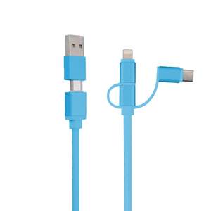 Cavo caricatore 100cm 6 in 1, multicolore; ideale per connettere e caricare più dispositivi elettronici. - Product Image 3