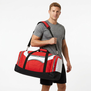 กระเป๋าเดินทางสุดหรูแบบสั่งทำพิเศษ รุ่น Prime Bags สำหรับออกกำลังกายและเดินทาง ขนาดใหญ่ ทนทาน กันน้ำ สีดำ ทำจากโพลีเอสเตอร์ เหมาะสำหรับผู้ชาย ใช้สำหรับเล่นกีฬาและเข้ายิม - Product Image 2