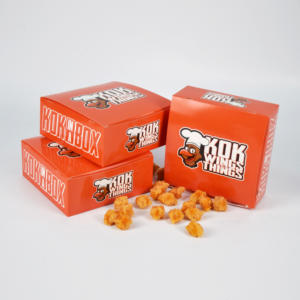 Contenedores de comida de papel de tablero de marfil apilables de 3 compartimentos comerciales Kraft marrón para catering y picnics para servir pizza - Product Image 6