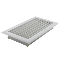 Grille de retour d'air murale pour climatisation, grille de conduit d'air en plastique
