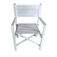 HE-1334, chaises de jardin pliantes en aluminium portables avec chaises de maquillage de plage pliables