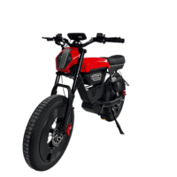 Vélo de montagne électrique, moteur sans balais 1500W, batterie lithium-ion 48V 13/21Ah, vitesse maximale 60 km/h, autonomie 80 km, alliage d'aluminium