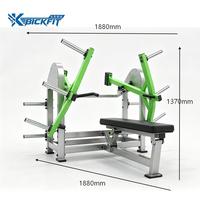 Presse à pectoraux inclinée en acier inoxydable – Équipement de fitness commercial réglable et sécurisé pour l'entraînement de force