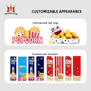 Máy làm bỏng ngô nhẹ 65kg hoạt động bằng tiền xu 110V/220V, tích hợp đầu đọc thẻ/thu tiền - Product Image 4